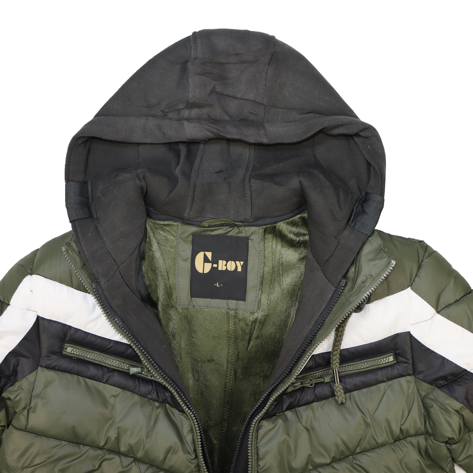 CASACA G-BOY 59B325 005 PADDED WHITE HOMBRE